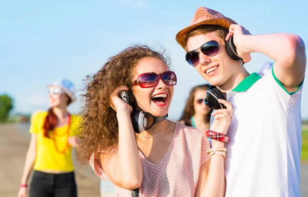 Stylish young couple — Stock Photo, Image