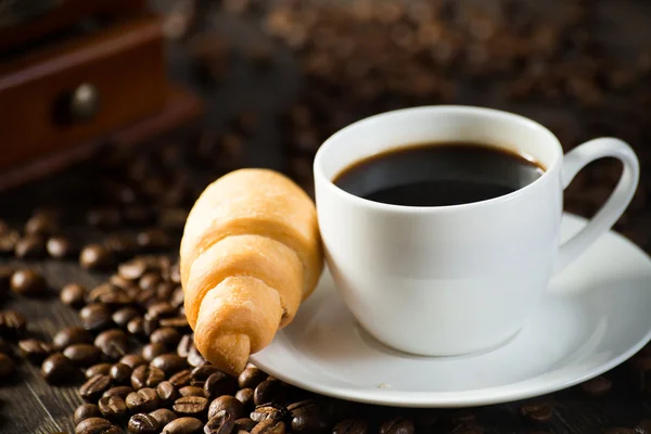 Tazza di caffè nero — Foto Stock