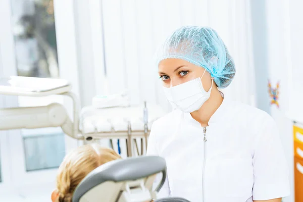 歯科検査患者 — ストック写真