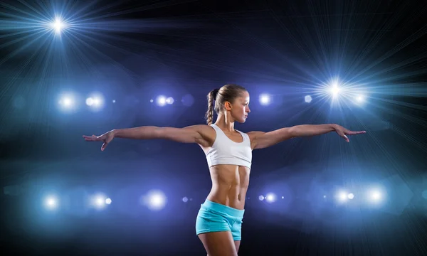 Fitness-Mädchen — Stockfoto