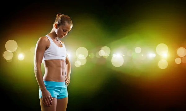 Fitness-Mädchen — Stockfoto