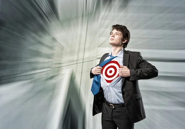 Businessman target — Stock Photo, Image