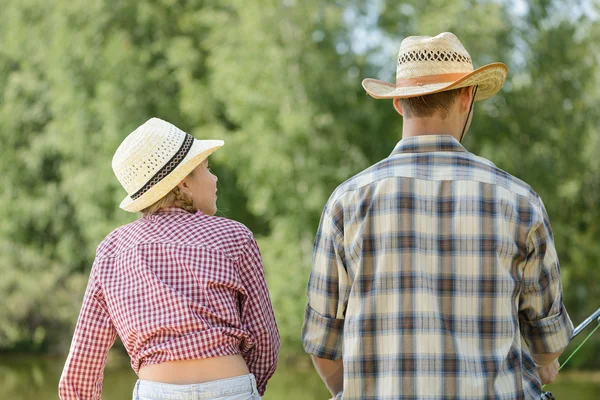 Sommerfischerei — Stockfoto