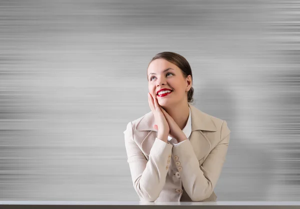 Bonita mujer de negocios — Foto de Stock