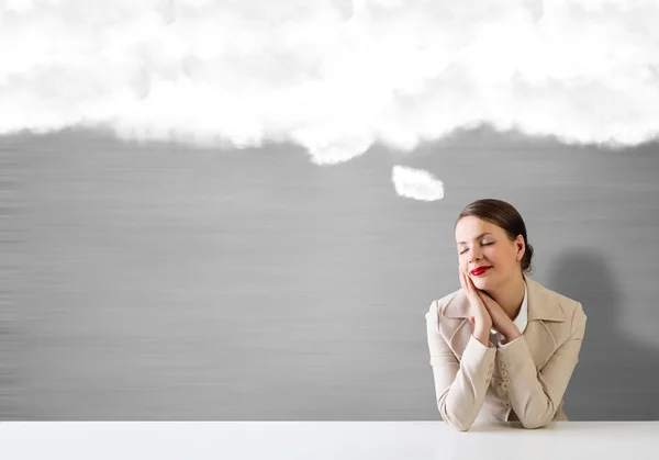 Dreaming businesswoman — Stock Photo, Image
