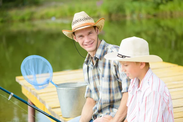 Summer angling — Stock Photo, Image