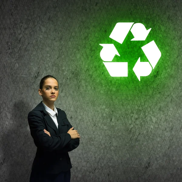 Recyclingkonzept — Stockfoto