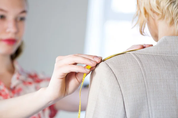 Dressmaker at work — Stock Photo, Image