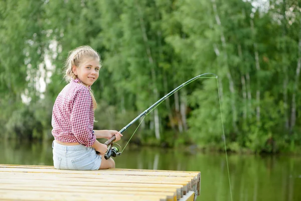 Sommerfischerei — Stockfoto