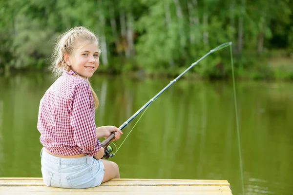 Sommerfischerei — Stockfoto