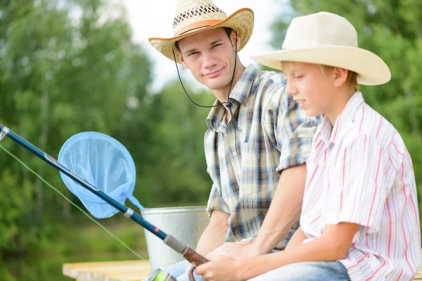 Zomer vissen — Stockfoto