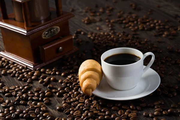 Tazza di caffè nero — Foto Stock