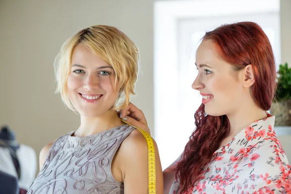 Dressmaker at work — Stock Photo, Image