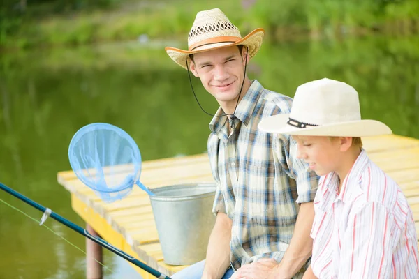 Summer angling — Stock Photo, Image