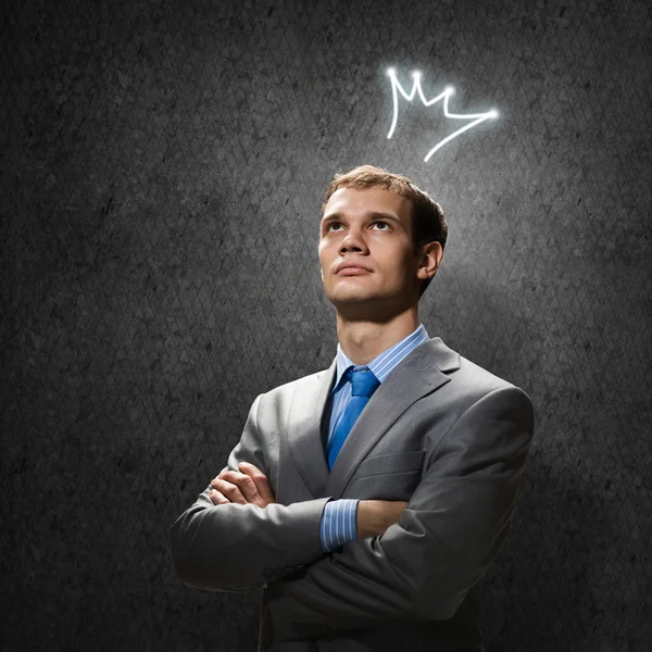 Business king — Stock Photo, Image