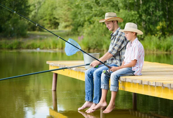 Zomer vissen — Stockfoto