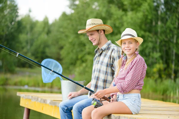 Sommar fiske — Stockfoto