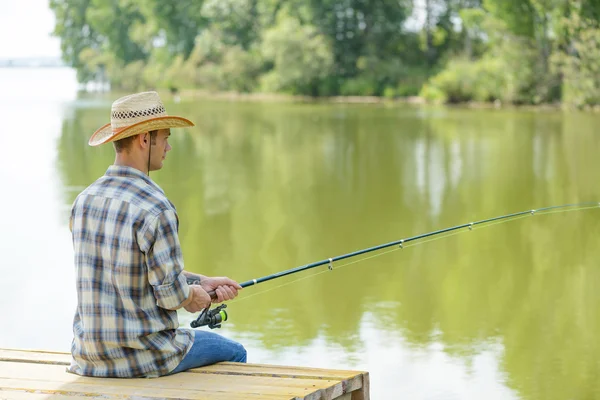 Summer fishing — Stock Photo, Image