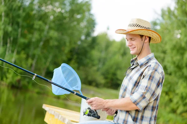 Sommerfischerei — Stockfoto