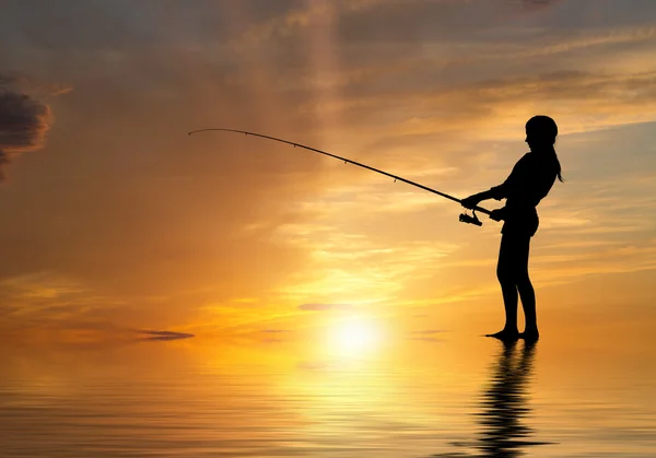 Pesca de verão — Fotografia de Stock