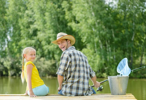 Sommerfischerei — Stockfoto