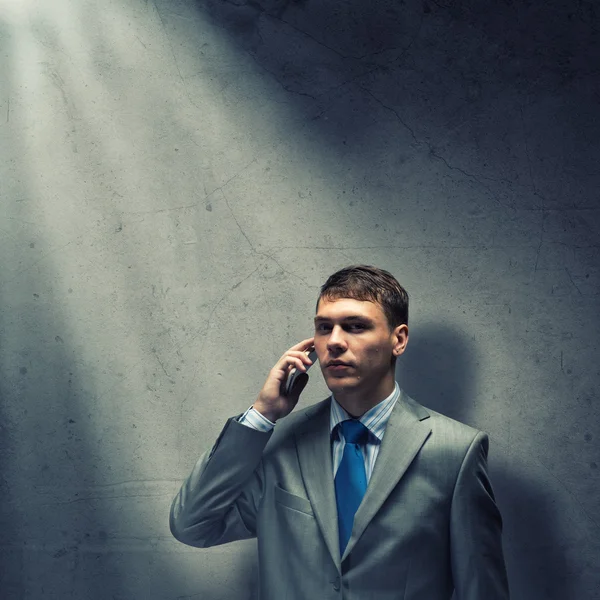 Hombre de negocios llorón — Foto de Stock