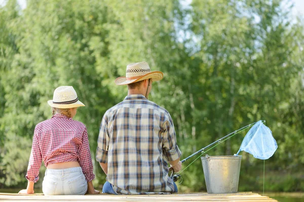 Sommerfischerei — Stockfoto