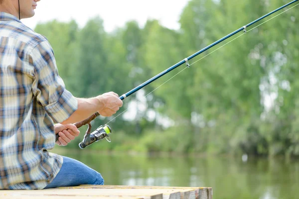 Summer fishing — Stock Photo, Image