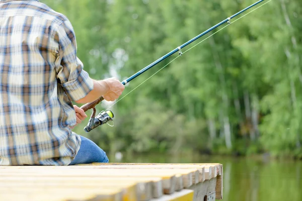 Pesca de verão — Fotografia de Stock