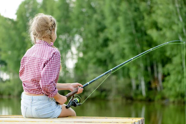 Summer fishing — Stock Photo, Image