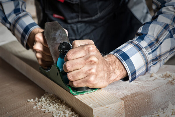 Carpenter at work