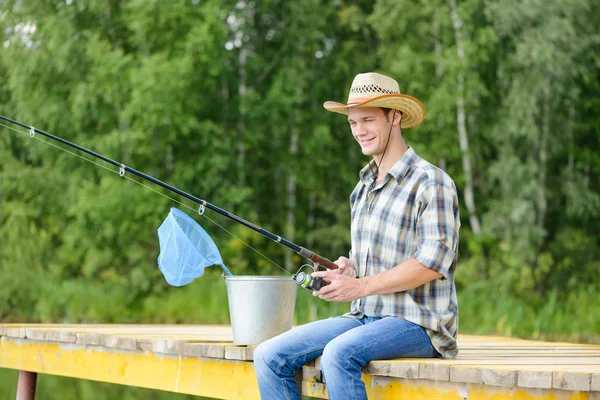 Pesca de verão — Fotografia de Stock