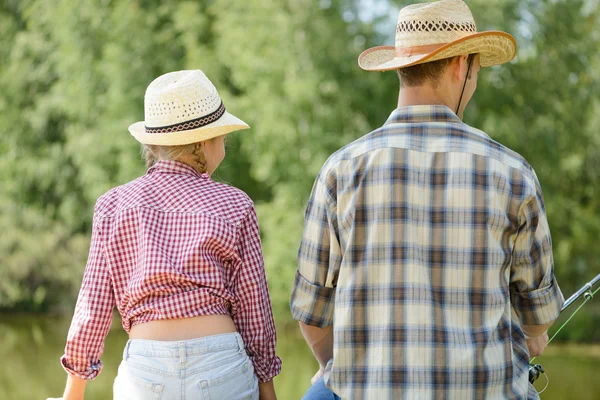 Sommerfischerei — Stockfoto