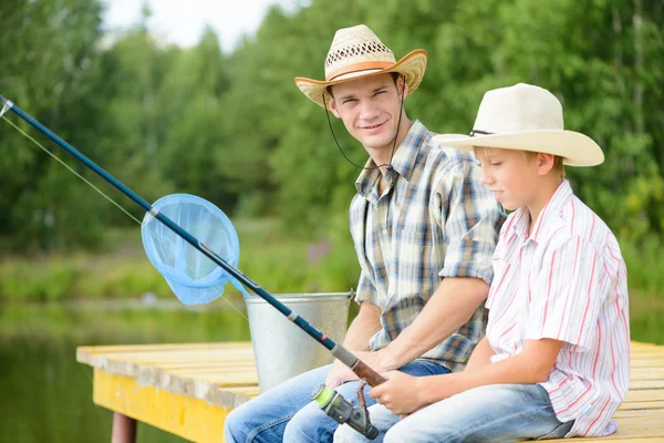 Summer angling — Stock Photo, Image