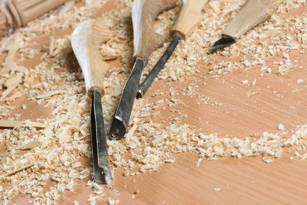 Carpenter's tools — Stockfoto