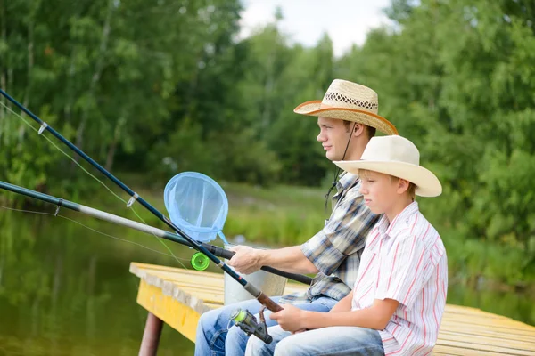 Summer angling — Stock Photo, Image