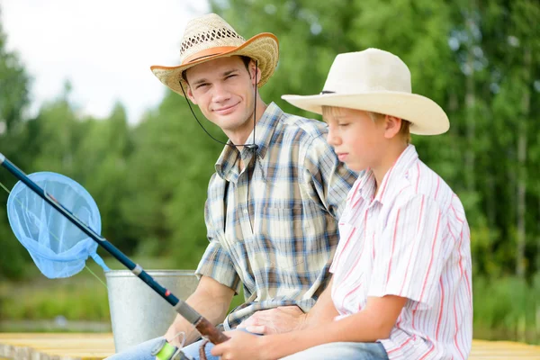 Summer angling — Stock Photo, Image