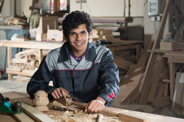 Carpenter at work — Stock Photo, Image