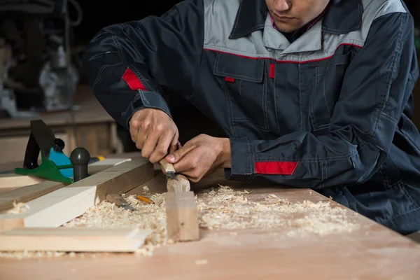 Carpenter at work — Stock Photo, Image