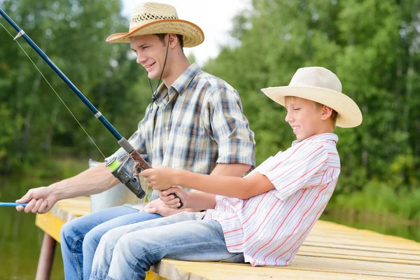 Sommerangeln — Stockfoto