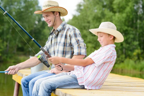 Pesca de verão — Fotografia de Stock