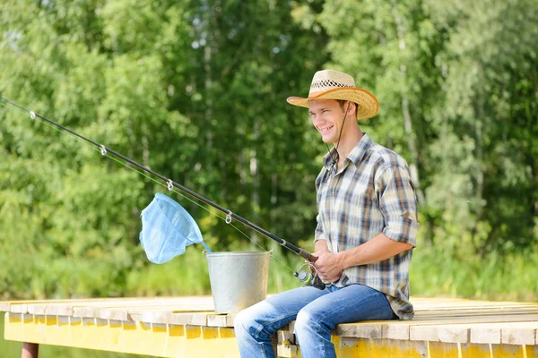 Sommerfischerei — Stockfoto