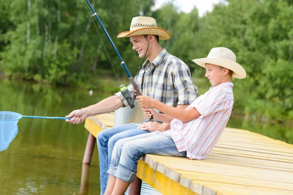 Zomer vissen — Stockfoto