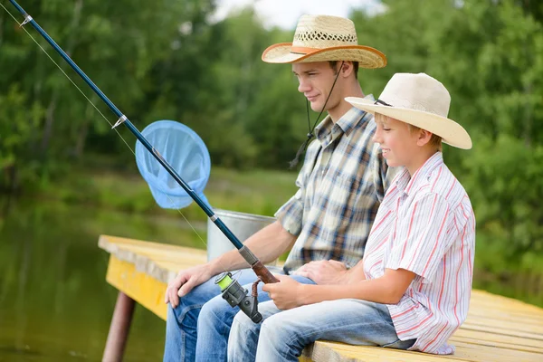 Zomer vissen — Stockfoto