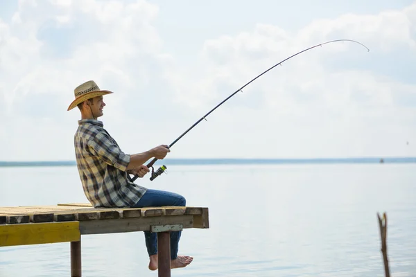 Pesca de verão — Fotografia de Stock