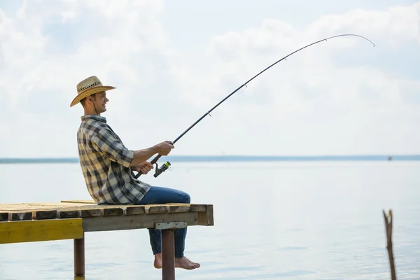 Pesca de verão — Fotografia de Stock