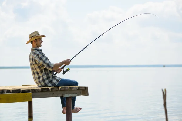 Summer fishing — Stock Photo, Image