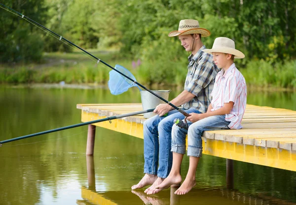 Zomer vissen — Stockfoto