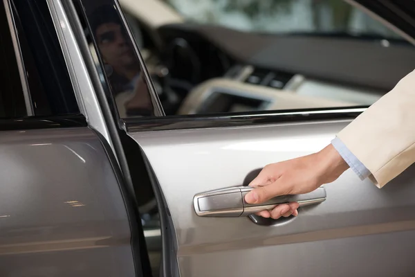 Poignée de porte voiture — Photo