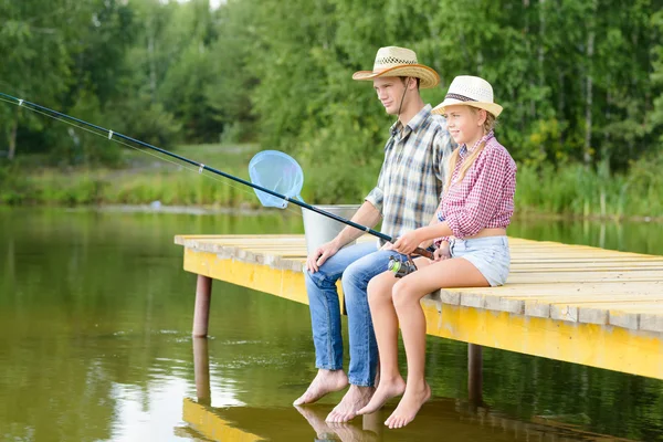 Summer fishing — Stock Photo, Image